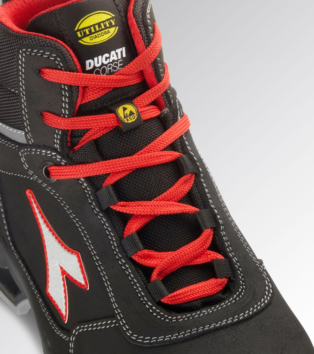 SHARK ENGINE MID S3S FO SR ESD Scarpa antinfortunistica alta - Diadora Utility x Ducati Corse